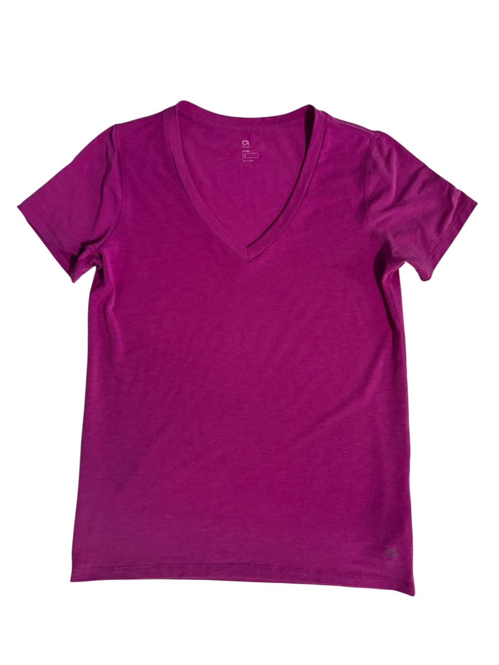Women’s V-Neck Tee in Magenta - Classic Everyday Top gap size medium
Gapfit
